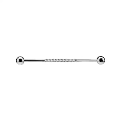 Industrial barbell | Titan 1.6mm | Silver